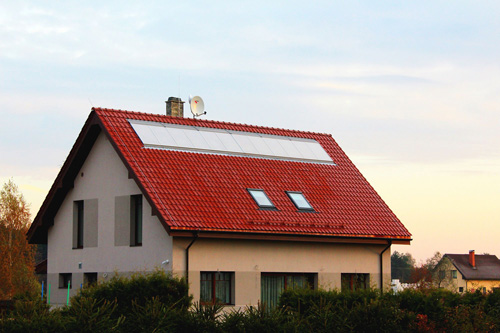 Mājā ir uzstādīta moderna vācu ražotāja Solvis apkures sistēma SolvisDirekt